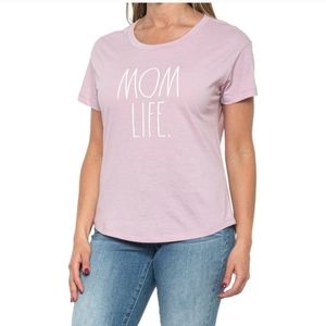 EUC Rae Dunn Mom Life tee